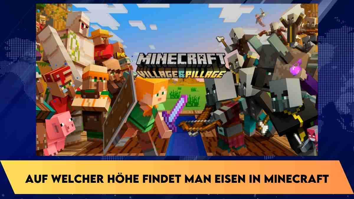 Auf welcher höhe findet man eisen in minecraft