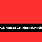 Pppoe Fehler Zeitüberschreitung