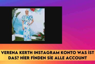 Verena Kerth Instagram konto