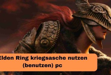 Elden Ring kriegsasche nutzen