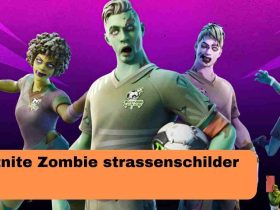 Fortnite Zombie strassenschilder
