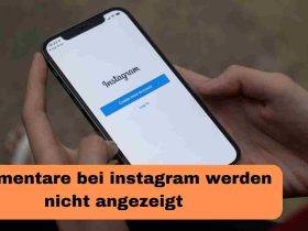 Kommentare bei instagram werden nicht angezeigt
