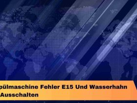 Neff Spülmaschine Fehler E15