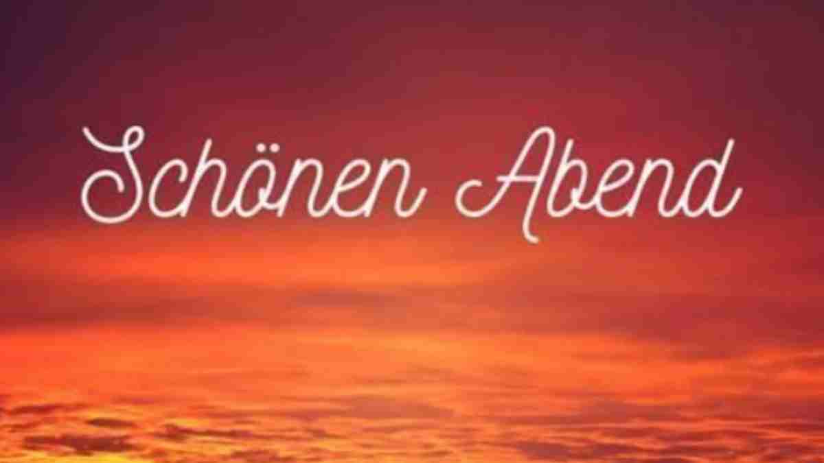 Schönen abend bilder kostenlos herunterladen