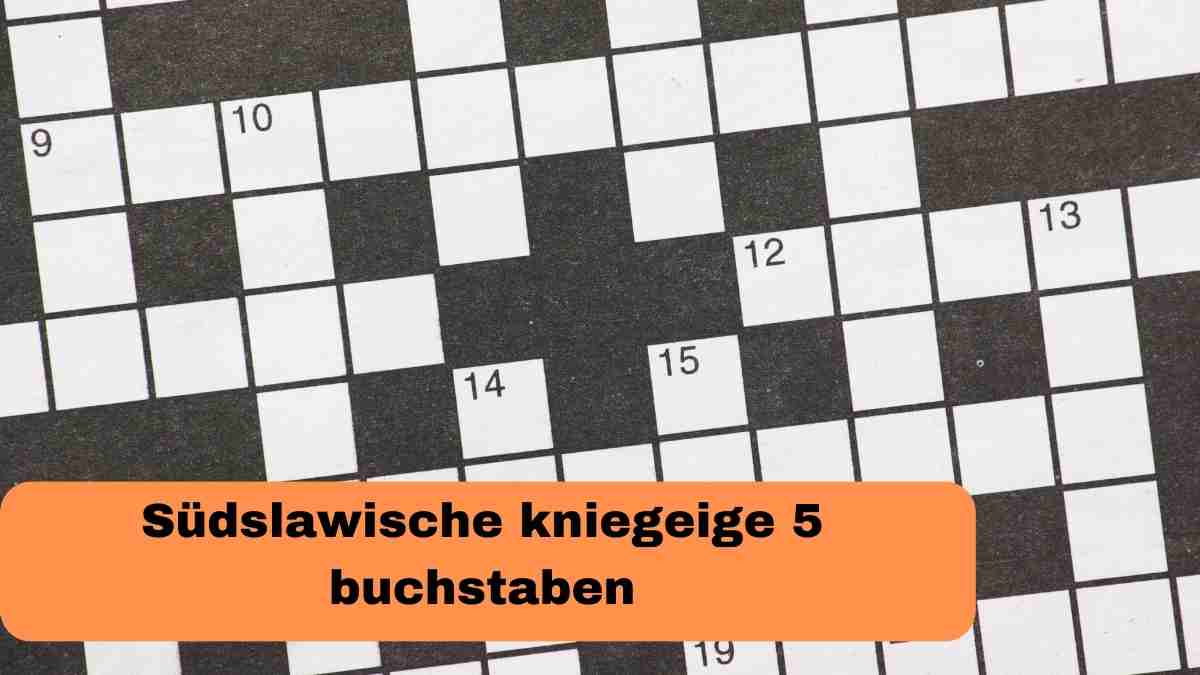 Südslawische kniegeige 5 buchstaben