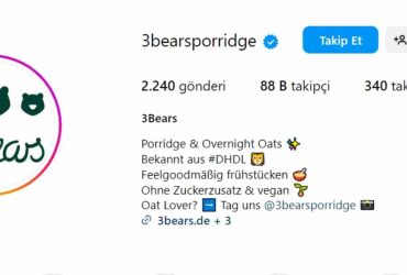 3Bears rabattcode Instagram