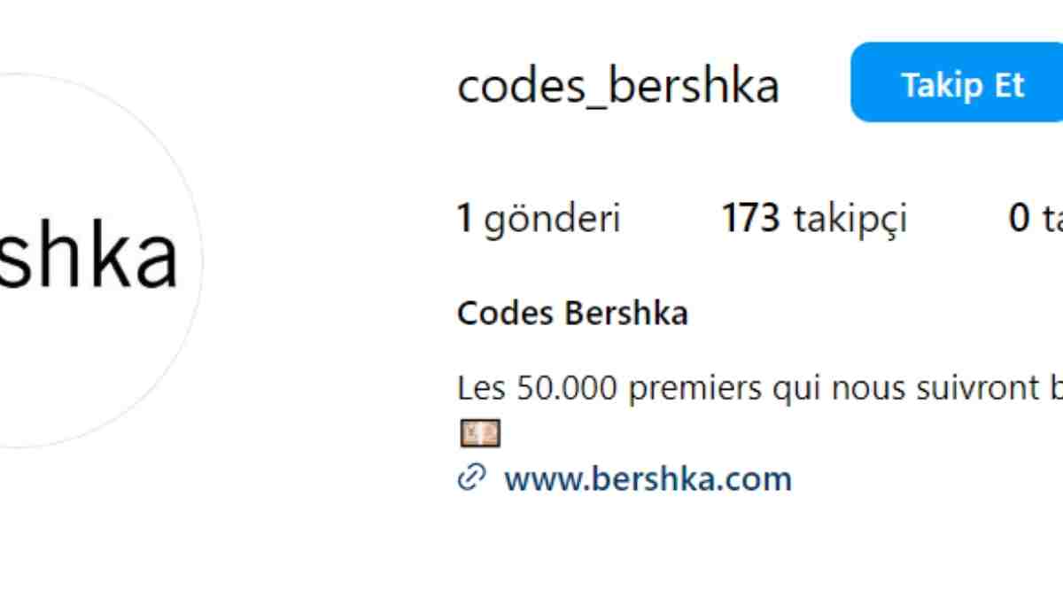Bershka rabattcode instagram