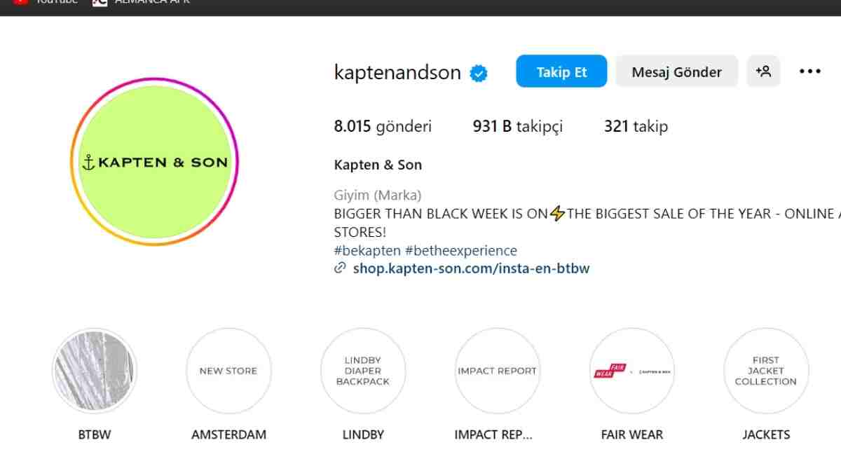 Kapten and son rabattcode Instagram