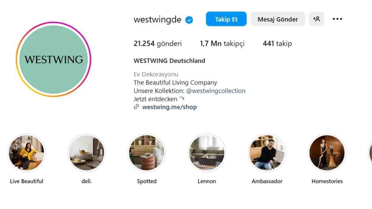 Westwing rabattcode Instagram