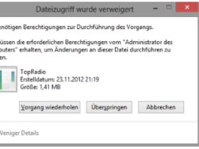 Fehler Beim Aufzählen Der Objekte Im Container