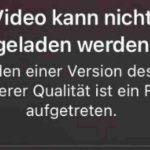 Beim laden einer version des fotos in höherer qualität ist ein fehler aufgetreten