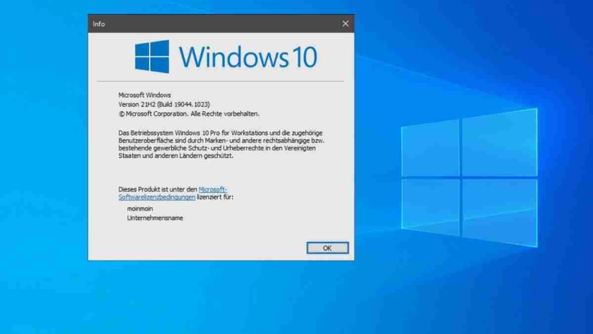 Funktionsupdate für windows 10 version 21h2 – fehler 0xc1900223