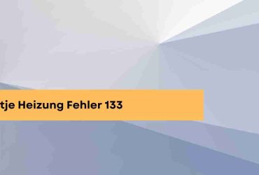 Brötje Heizung Fehler 133