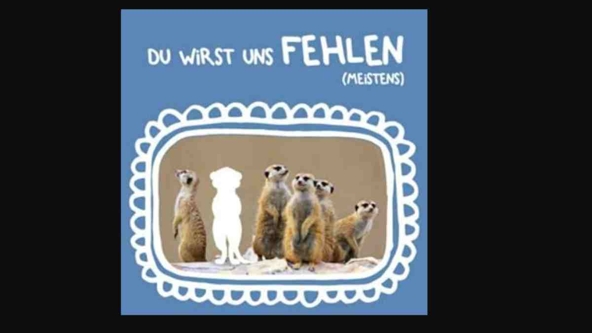 Du Wirst Uns Fehlen