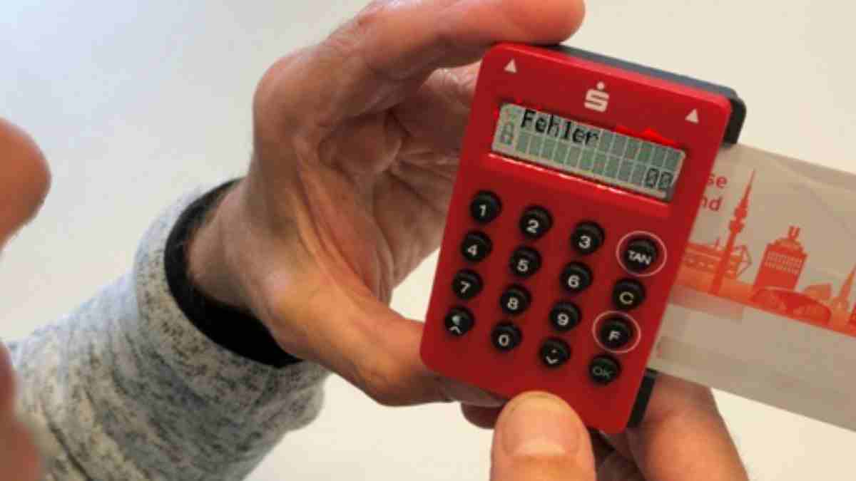 Tan-Generator Fehler 00 Neue Karte Sparkasse