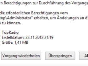 Fehler Beim Aufzählen Der Objekte im Container