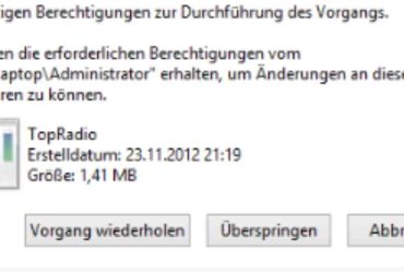 Fehler Beim Aufzählen Der Objekte im Container