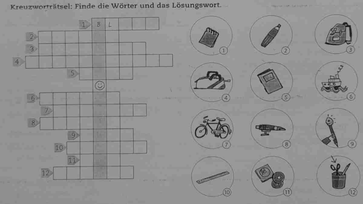 Verfeinern Verbessern Kreuzworträtsel