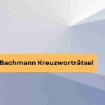Roman Der Bachmann Kreuzworträtsel